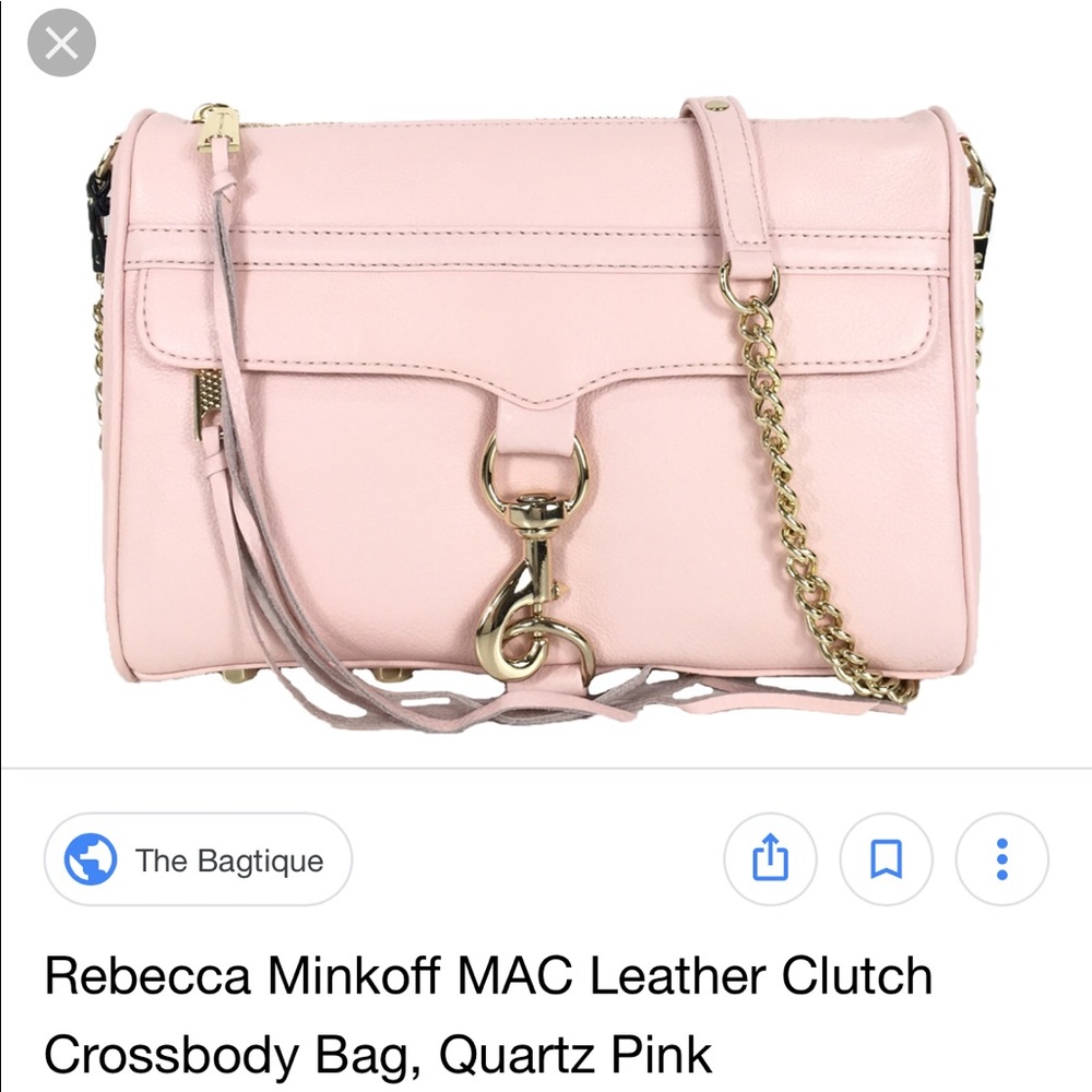 Rebecca Minkoff blush Crossbody NWT